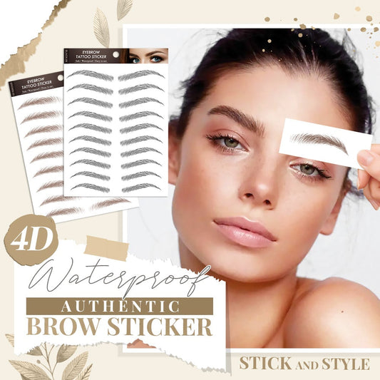 4D Waterproof Authentic Brow Sticker