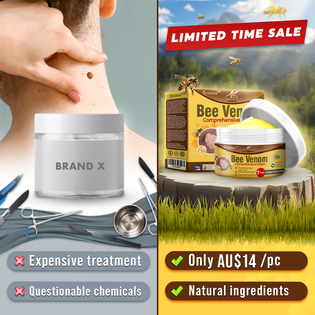 🧡 flysmus™ Bee Venom Comprehensive Skin Treatment Cream 🇦🇺 Dermatologist Approved